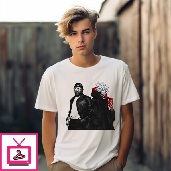 Chill Guy Kendrick Lamar X Anime T-Shirt