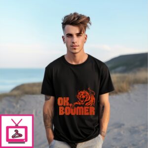 Cincinnati Football Tiger Ok Boomer T-Shirt