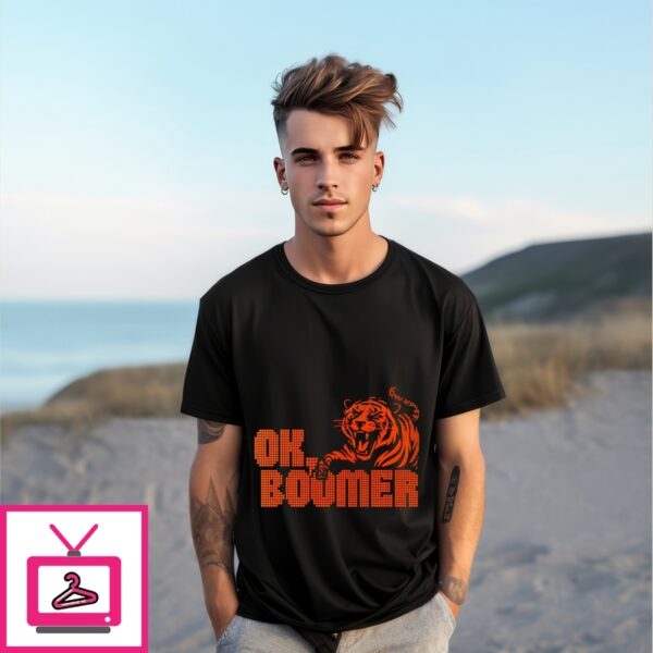 Cincinnati Football Tiger Ok Boomer T-Shirt