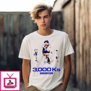 Clayton Kershaw 3000 King Kersh Signature T-Shirt