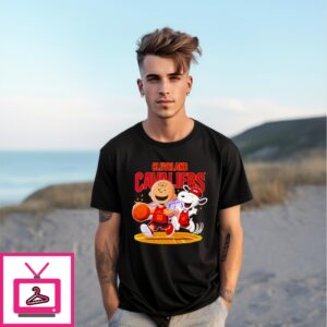 Cleveland Cavaliers And Peanuts Snoopy T-Shirt