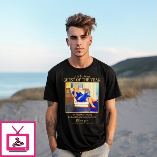 Clinton Blue Dress Guest Of The Year Epstein Island T-Shirt