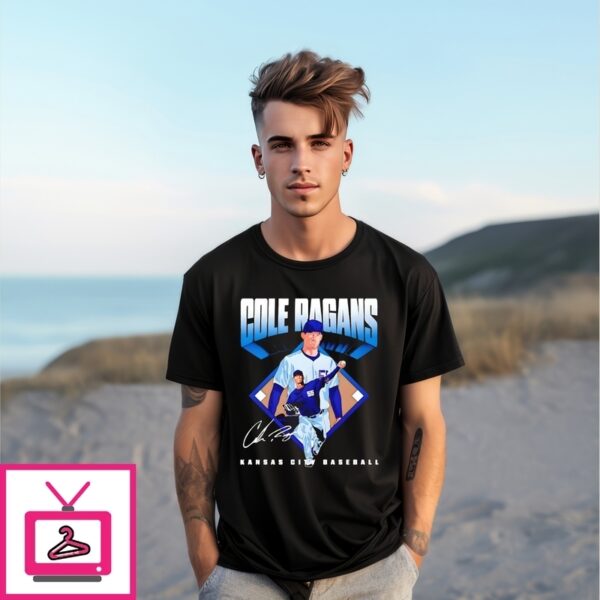 Cole Ragans Kansas City Baseball Player Diamond T-Shirt