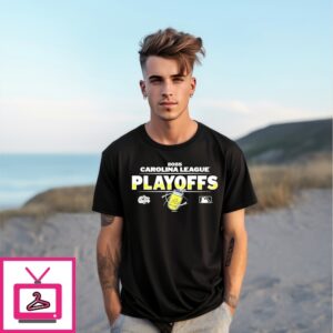 Columbia Fireflies 2025 Caroline League Playoffs T-Shirt
