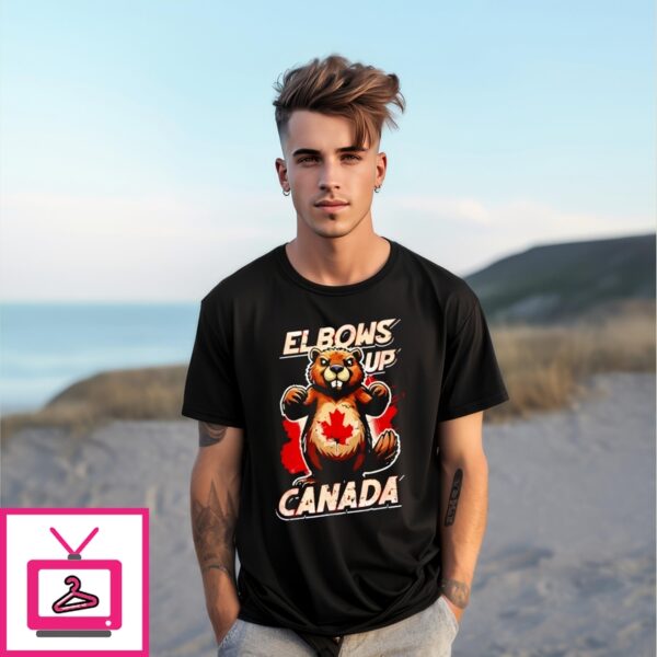 Contrarian Elbows Up Canada T-Shirt