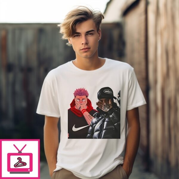 Cursed Words Central Cee X Anime T-Shirt