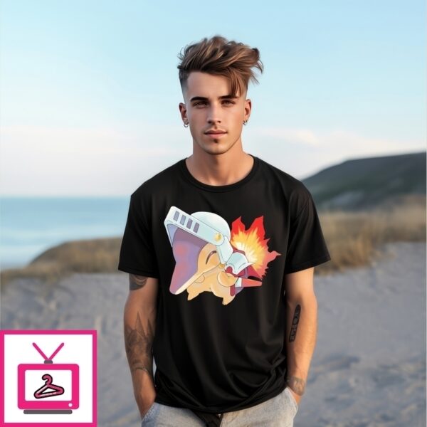Cyndaquil Knight Pokemon T-Shirt