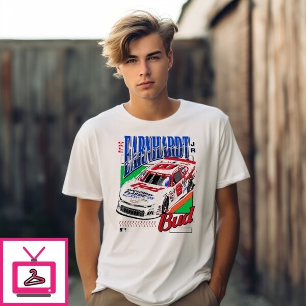 Dale Earnhardt Jr. Budweiser X Mlb 2025 Speedway Classic Car T-Shirt