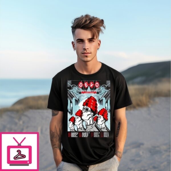 Devo 50 Years Of De-Evolution Continued 2025 Tour New T-Shirt