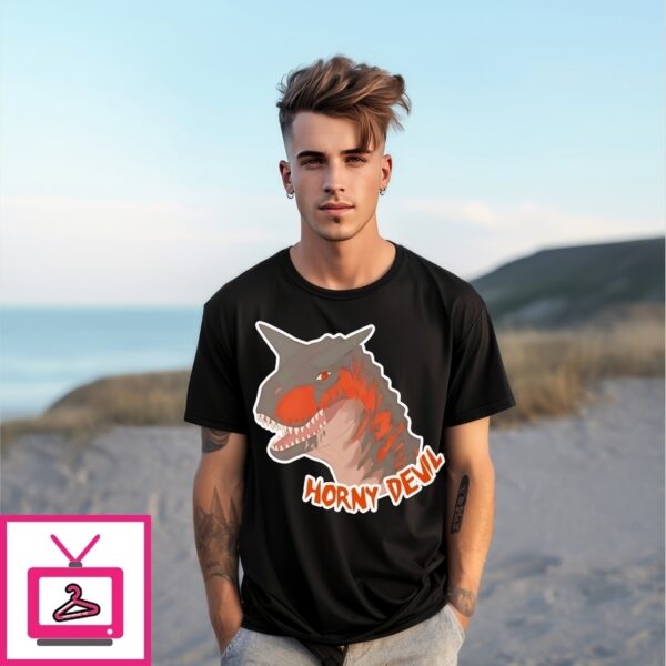 Dinosaur Carnotaurus Horny Devil T-Shirt