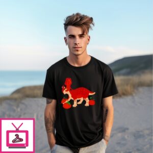 Dinosaur Diabloceratops Pumpkin T-Shirt