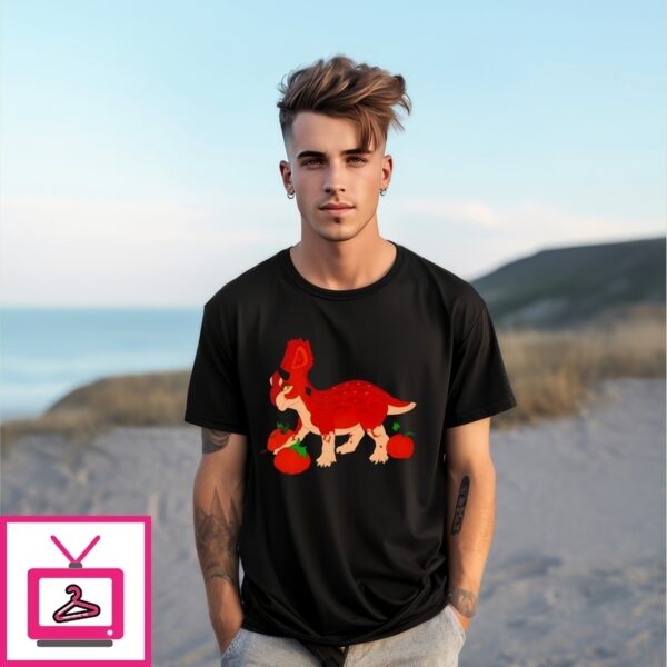 Dinosaur Diabloceratops Pumpkin T-Shirt