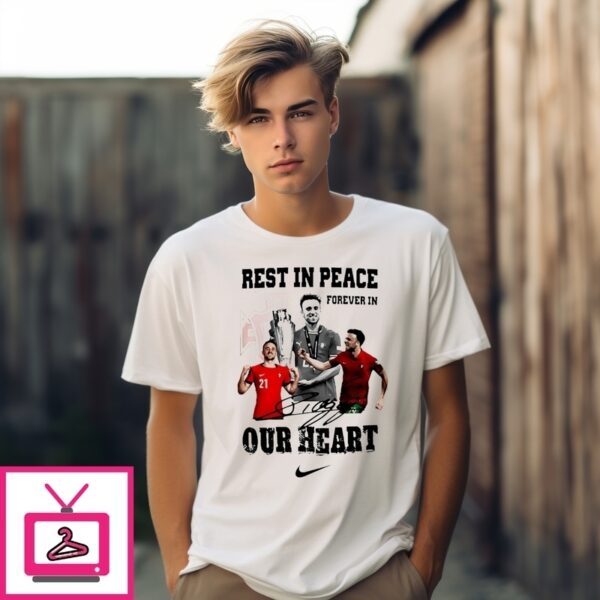 Diogo Jota 1996-2025 Rest In Peace Forever In Our Heart  T-Shirt
