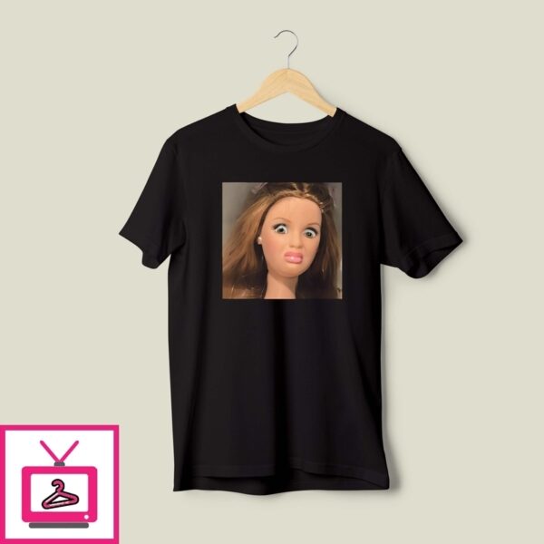 Disgusted Doll Barbie Face Troll Meme T-Shirt
