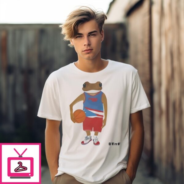 Dtmf Concho Basketball Frog T-Shirt