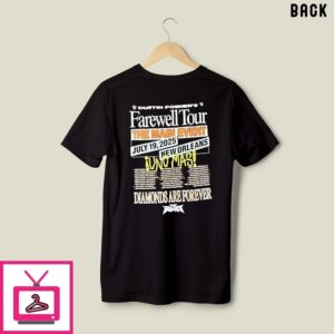 Dustin Poirier The Farewell Tour 2025 Diamonds Are Forever T-Shirt