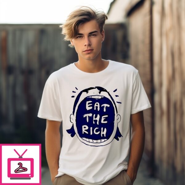 Eat The Rich Girl Paint T-Shirt
