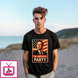Elon Musk Political Party The America Party T-Shirt