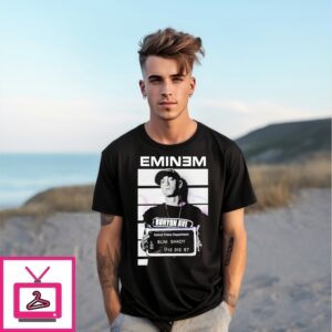 Eminem Slim Shady Mugshot Runyon Ave Rap T-Shirt