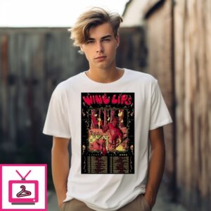 Europe 2025 Wine Lips New Tour Poster T-Shirt Europe 2025 Wine Lips New Tour Poster T-Shirt