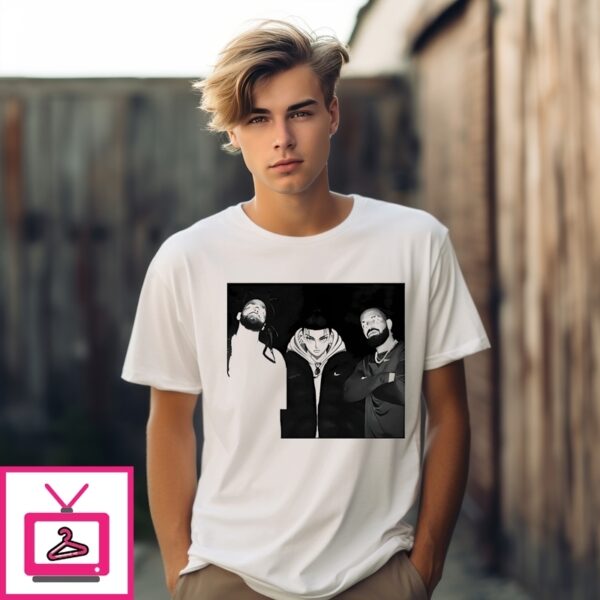 Evil Ways Drake X J Cole X Anime T-Shirt