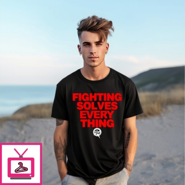 Fighting Solves Everything Logo T-Shirt