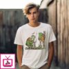 Frog And Toad Drawing Garfield T-Shirt