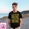 Golden Funny Symbol Skull Snake T-Shirt