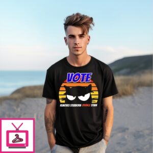 Harris Cat Vote Removes Stubborn Orange Stain Vintage T-Shirt