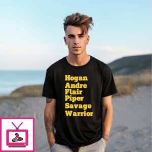 Hogan Andre Flair Piper Savage Warrior T-Shirt