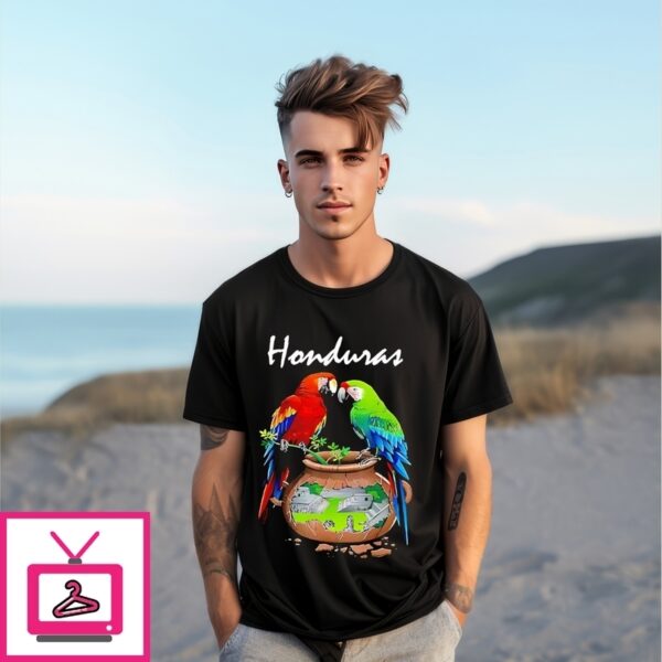 Honduras Parrots And Cultural Landscape T-Shirt