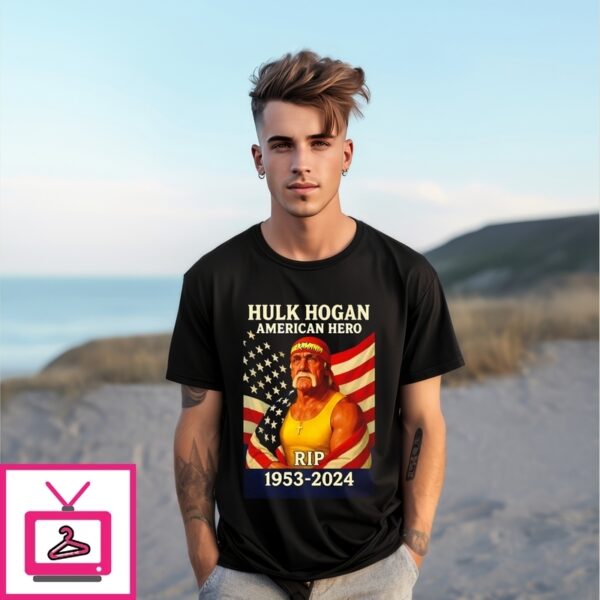 Hulk Hogan American Hero Rip 1953 2025 Wrestling T-Shirt