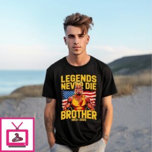 Hulk Hogan Rip Legends Never Die Brother 1953 2025 Vintage T-Shirt