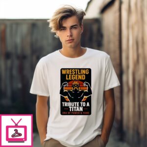 Hulk Hogan Wrestling Legend Tribute To A Titan Ear Of Power And Fame T-Shirt