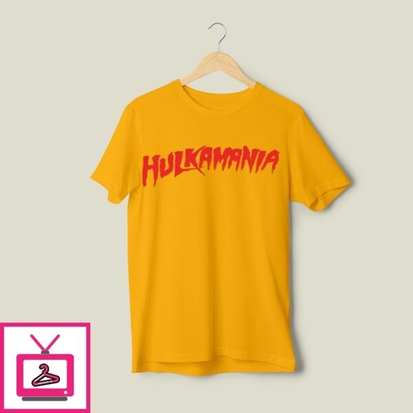 Hulkamania Hulk Hogan Yellow T-Shirt
