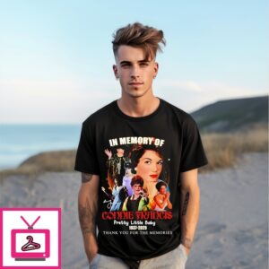 In Memory Of Connie Francis Pretty Little Baby 1937 2025 T-Shirt