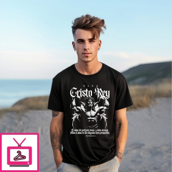Jesus Viva Cristo Rey Long Live Christ The King T-Shirt