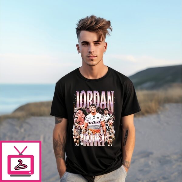 Jordan Riki Brisbane Broncos Graphic T-Shirt