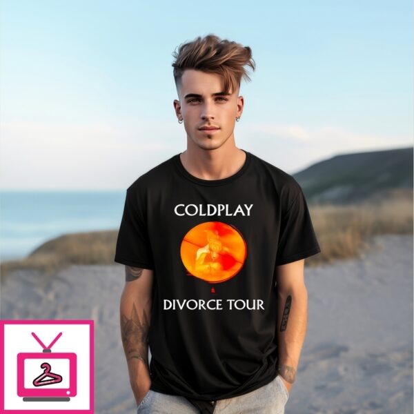 Kristin Cabot And Andy Byron Coldplay Divorce Tour T-Shirt