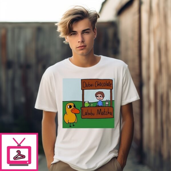 Labubu Matcha Dubai Chocolate T-Shirt