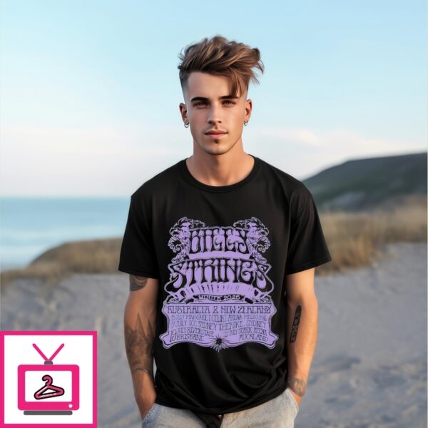 Live Billy Strings Australia And New Zealand Tour 2025 T-Shirt