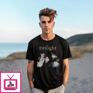 Louis’ Friend Wearing Twilight A New 1D Parody T-Shirt