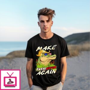 Make Amerigator Again Trump Hair T-Shirt