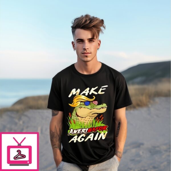 Make Amerigator Again Trump Hair T-Shirt