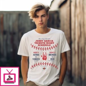 Mlb Jerry Garcia Tribute Night Schedule On August 8 And 15 2025 T-Shirt
