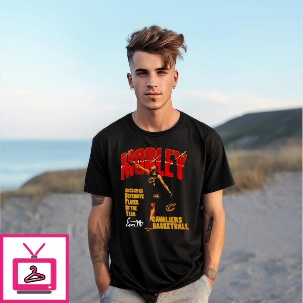Mobley 2025 Defensive Player Of The Year Cavaliers Basketball Signature T-Shirt