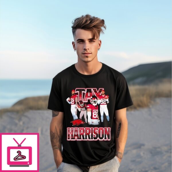 Monte Harrison Arkansas Razorbacks Player Collage T-Shirt