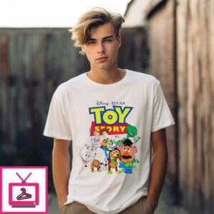 Mr. Potato Head Bo Peep Rex And Ham Toy Story Characters Disney Pixar T-Shirt