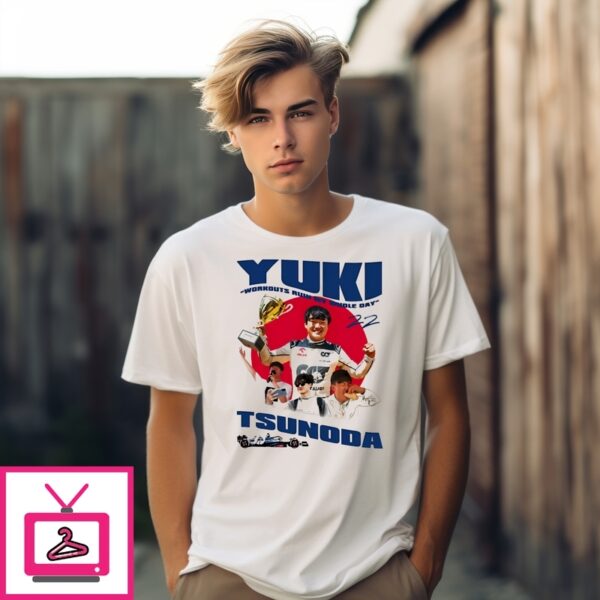 Nicole Piastri Wearing Yuki Tsunoda T-Shirt