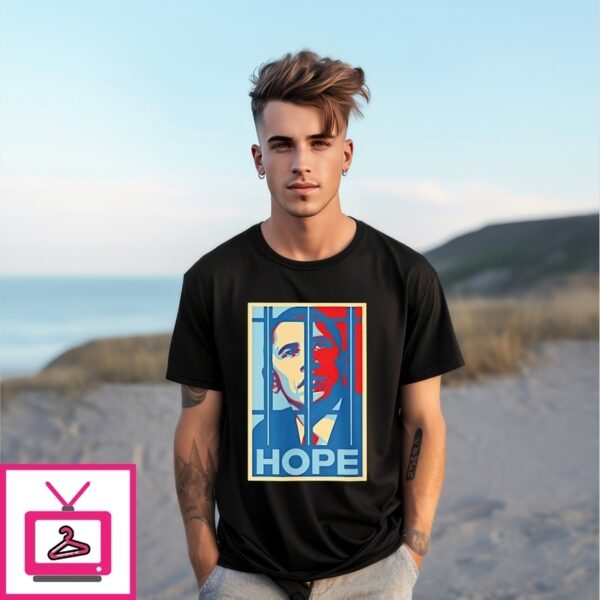 Obama Hope Detention Paint T-Shirt